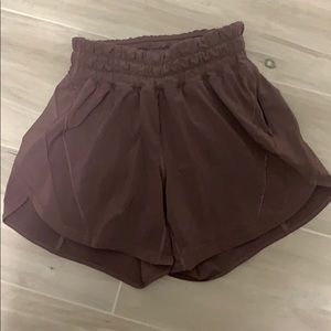 LULULEMON TRACK THAT SHORT 5” PLUM